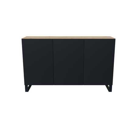 Komoda Leo Dub artisan/černá Furniture