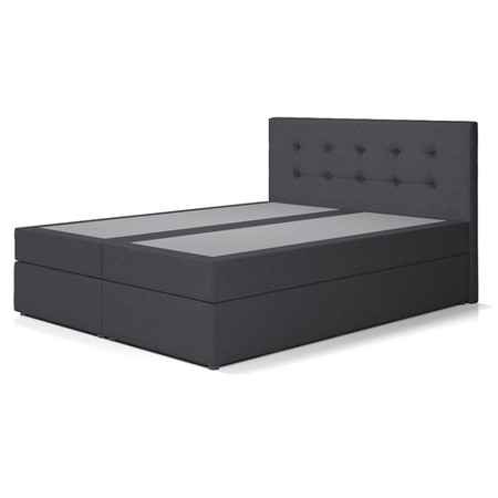 Čalouněná postel DALMINE s pružinovou matrací rozměr 180x200 cm Béžová SG-nábytek
