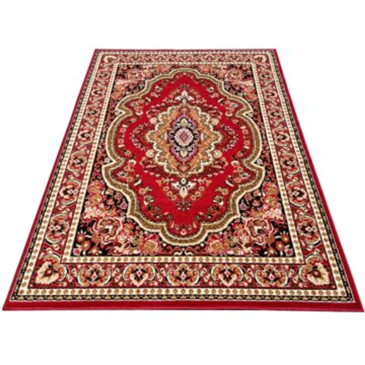 Koberec PP ROZETA červená - 80x150 cm Rexcarpet s.c.