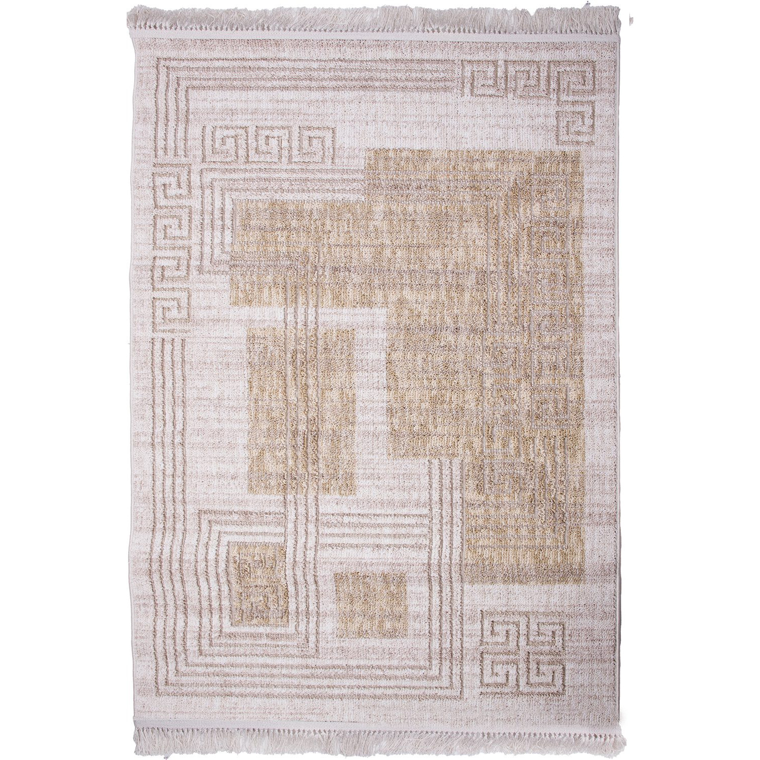 Koberec BENITA 502 žlutá-krémová - 80x150 cm Marbex