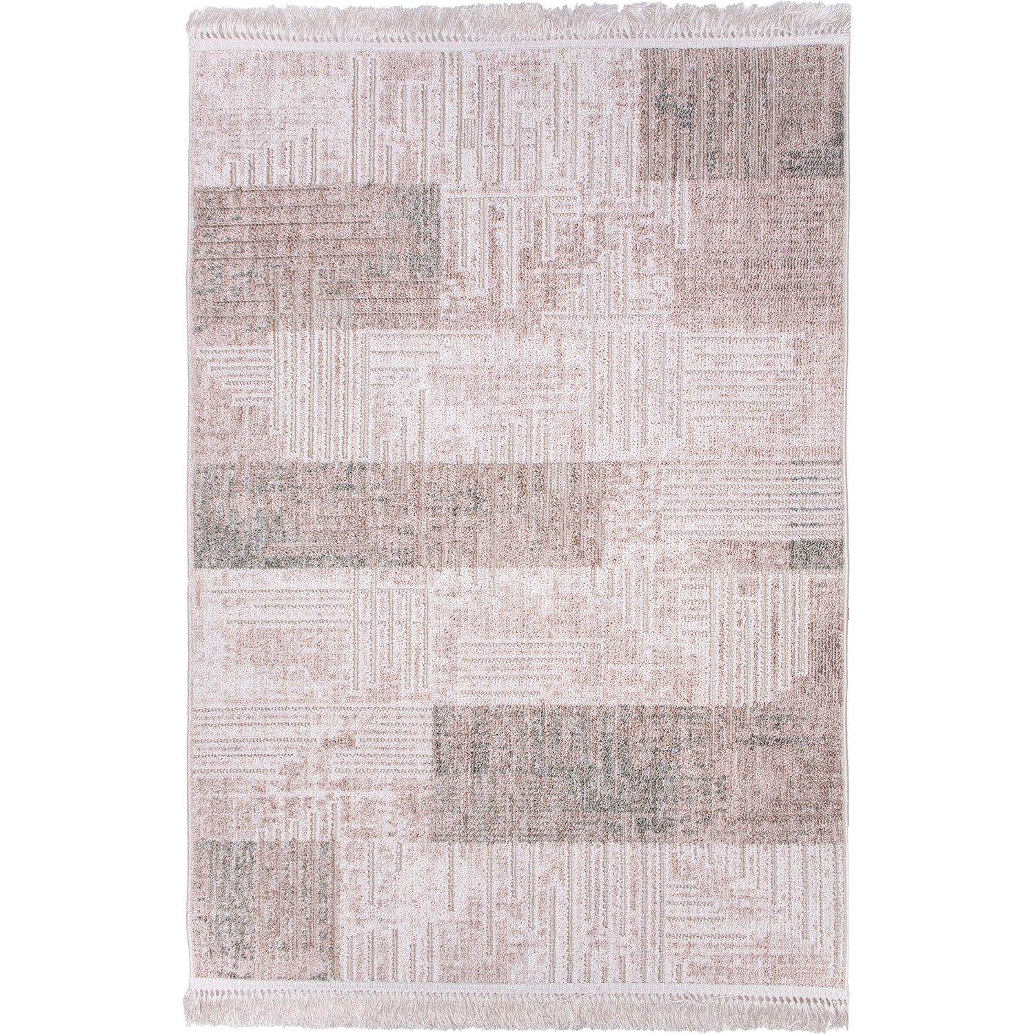 Koberec BENITA 512 zelená-krémová - 133x190 cm Marbex