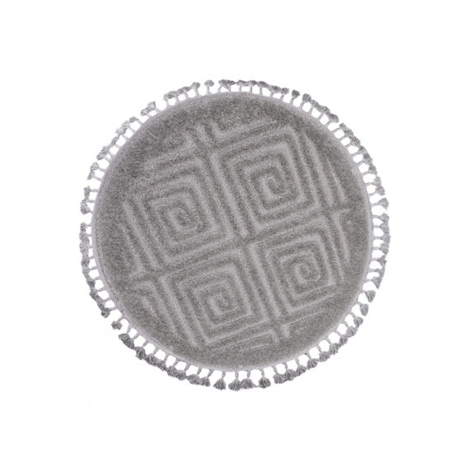 Koberec BERBER 7061 šedá - 133x133 cm Marbex
