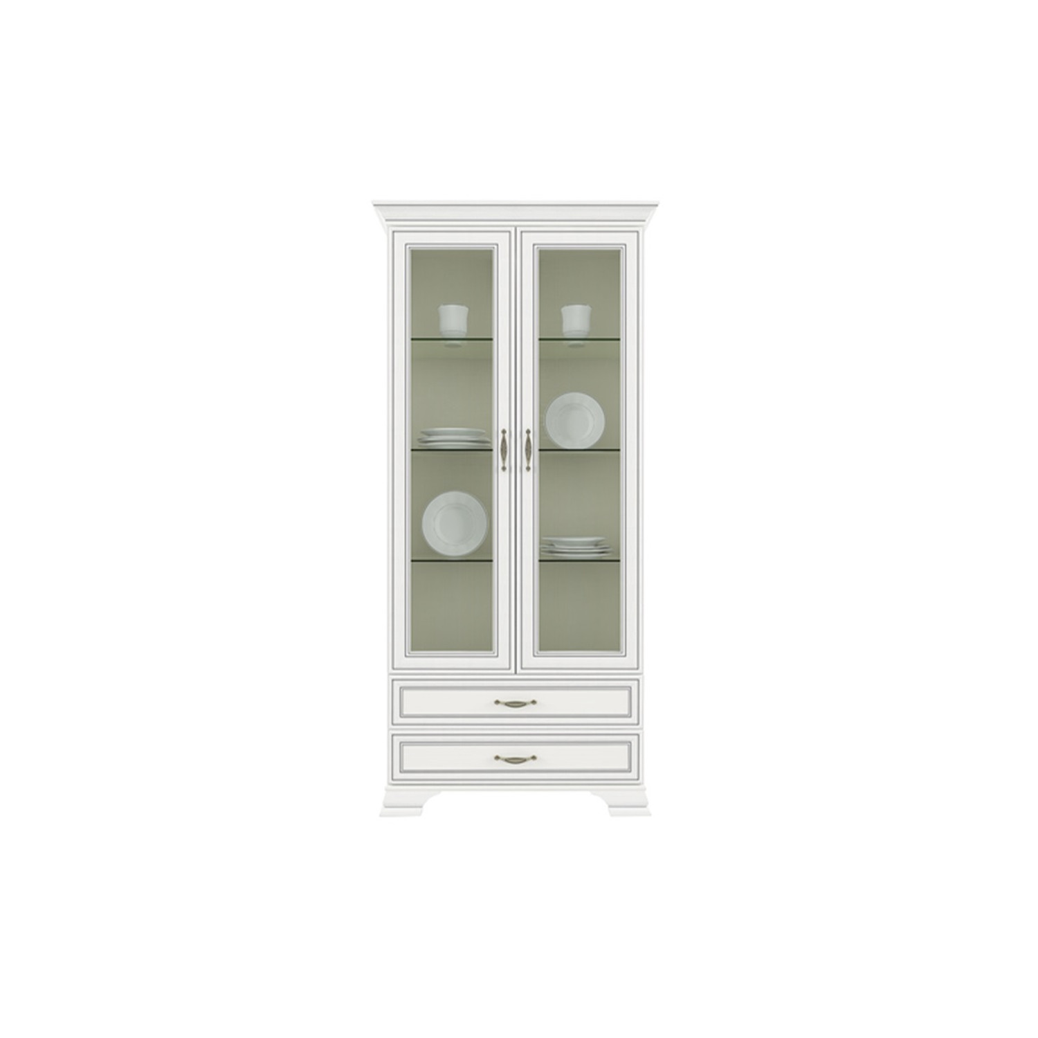 Vitrína VETICA 99 cm - krémová Signal-nabytek