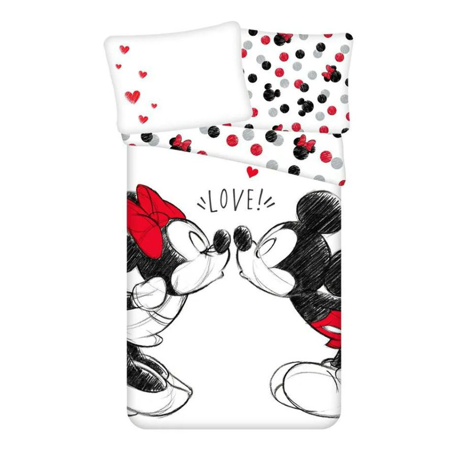 Dětské bavlněné povlečení MICKEY MOUSE C 24 140x200 cm KARO