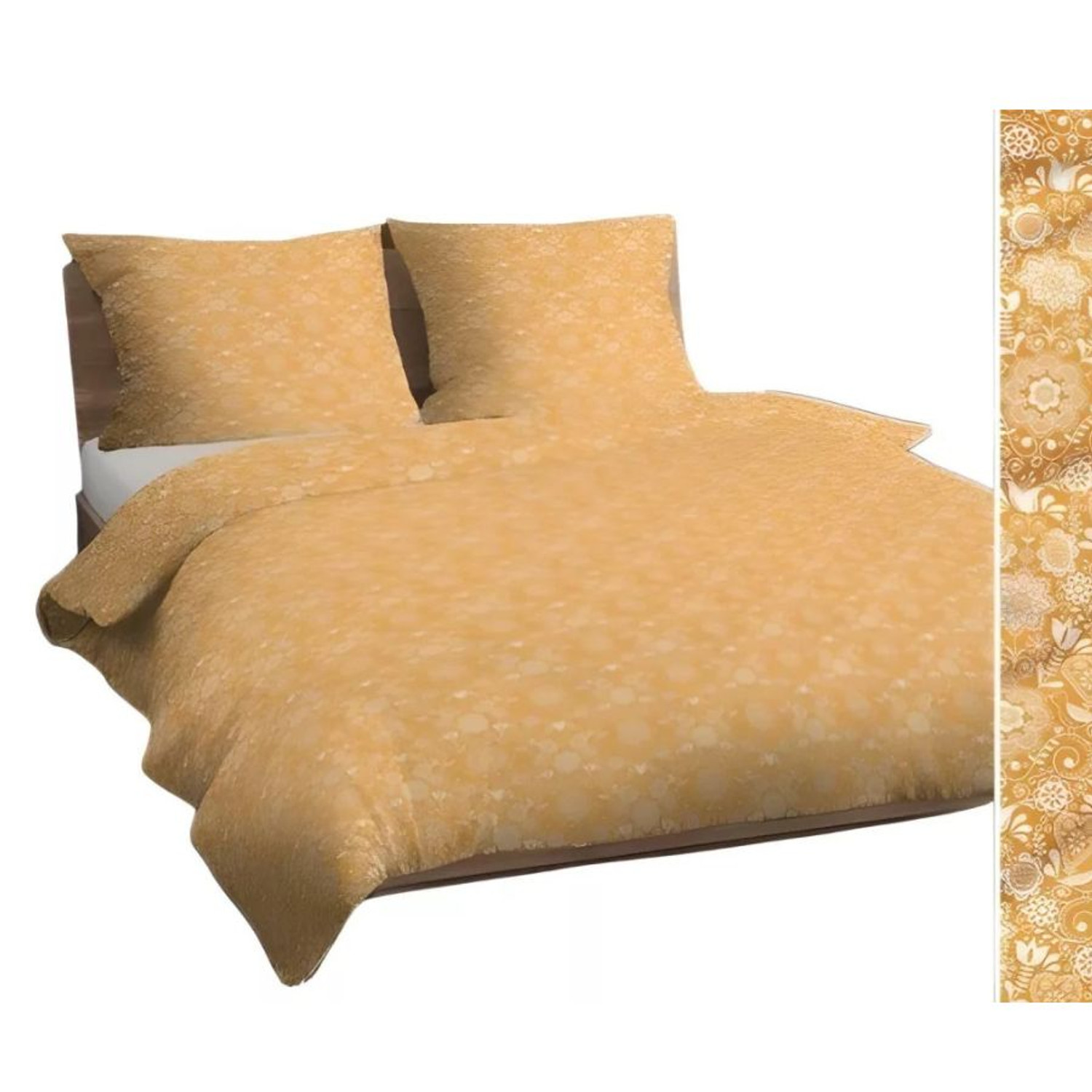 Bavlněné povlečení medové květy 3359 O 140x200 cm KARO