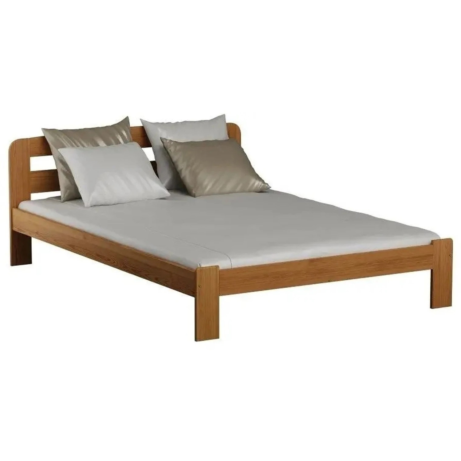 Postel SARA 180x200cm z masivu borovice Olše MAGNAT