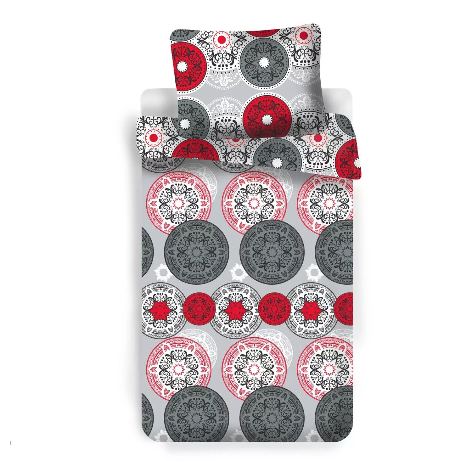 Povlečení z mikrovlákna ROZETY 140x200 cm KARO