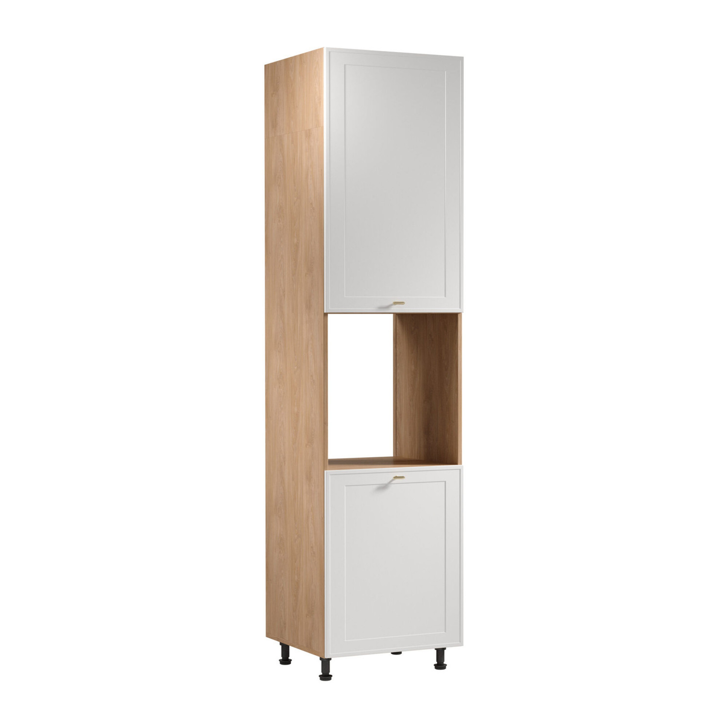 Kuchyňská skříňka SORENTO D60PWN - P/L -  Puccini/bílý rám GALA