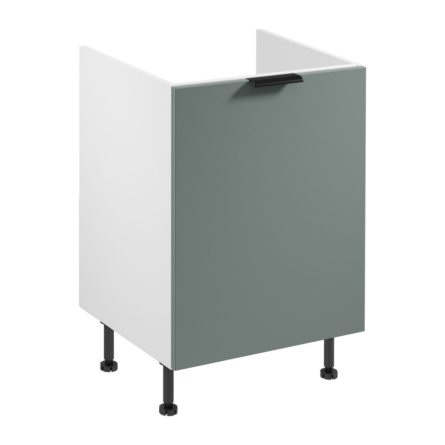 Kuchyňská skříňka SORENTO D60ZS AX -  bílá Zelená GALA