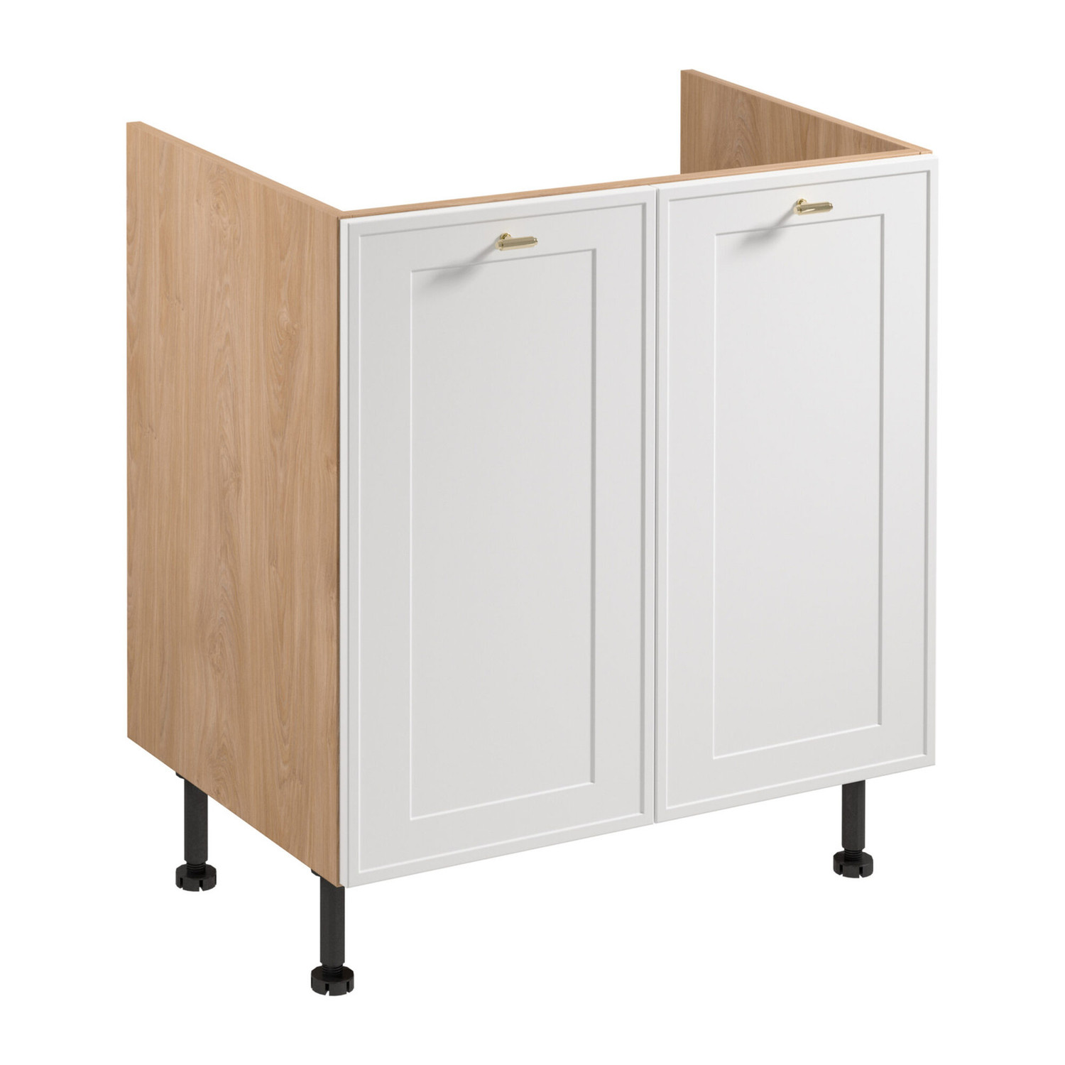 Kuchyňská skříňka SORENTO D80Z -   Puccini/bílý rám GALA