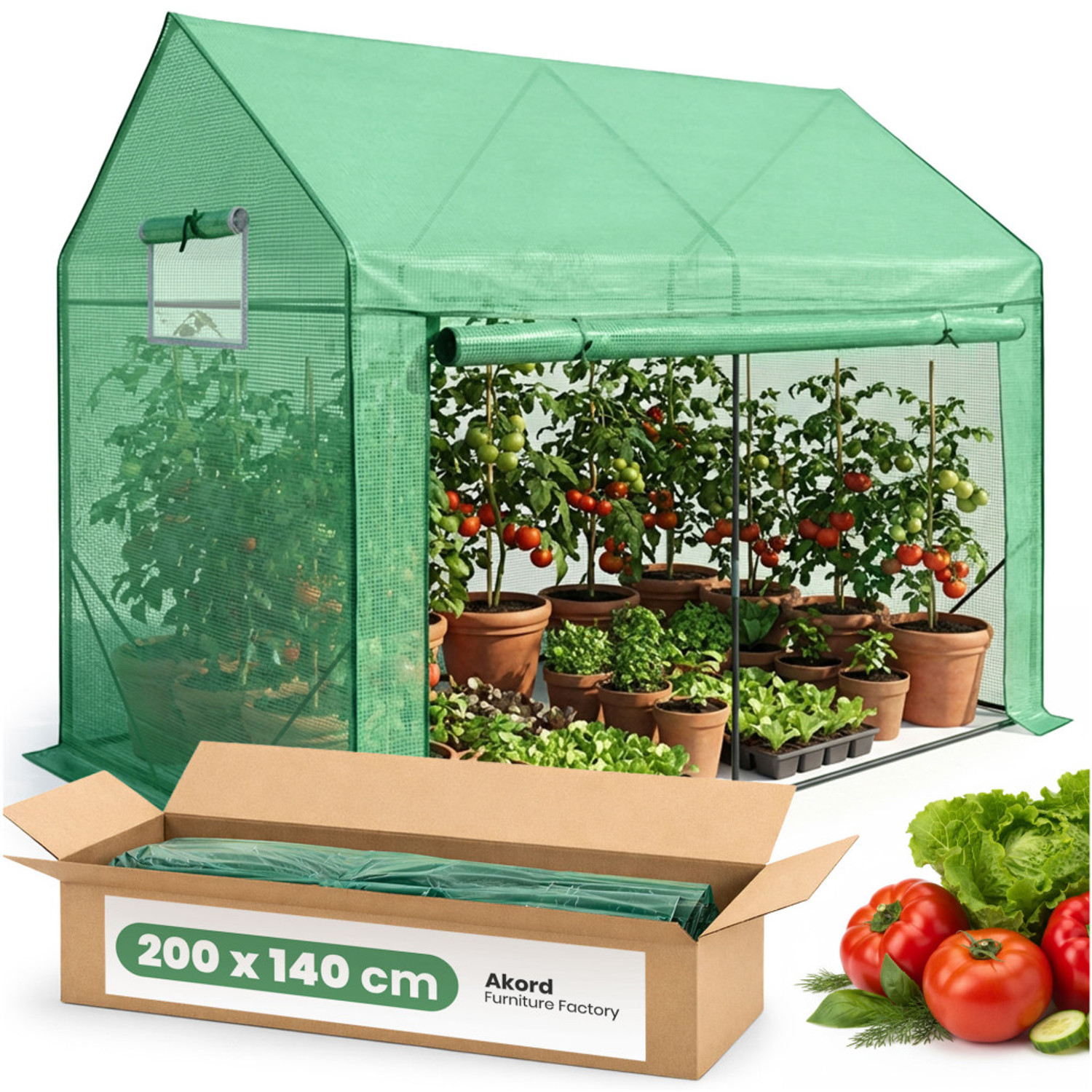 Zahradní fóliový skleník