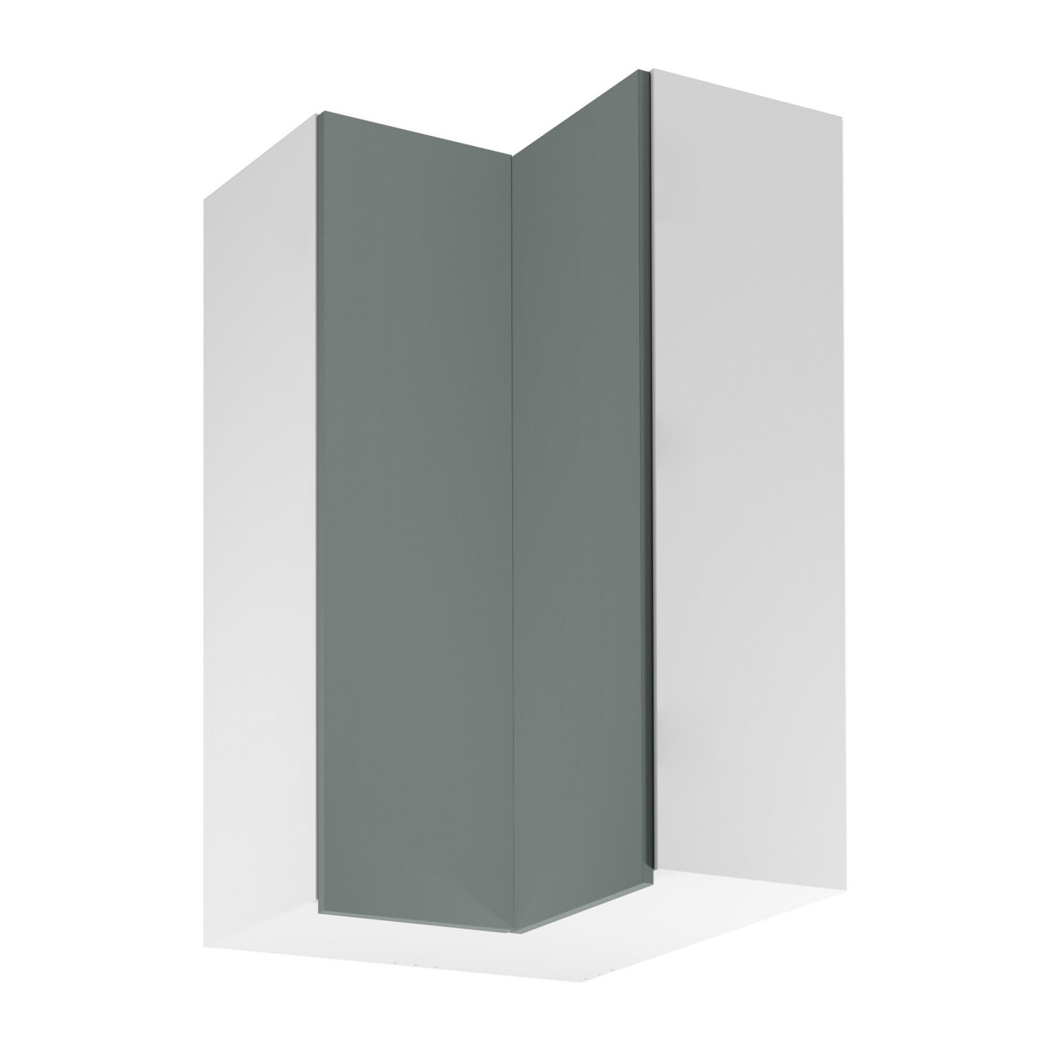 Závěsná kuchyňská skříňka SORENTO G60N2 - bílá Zelená GALA