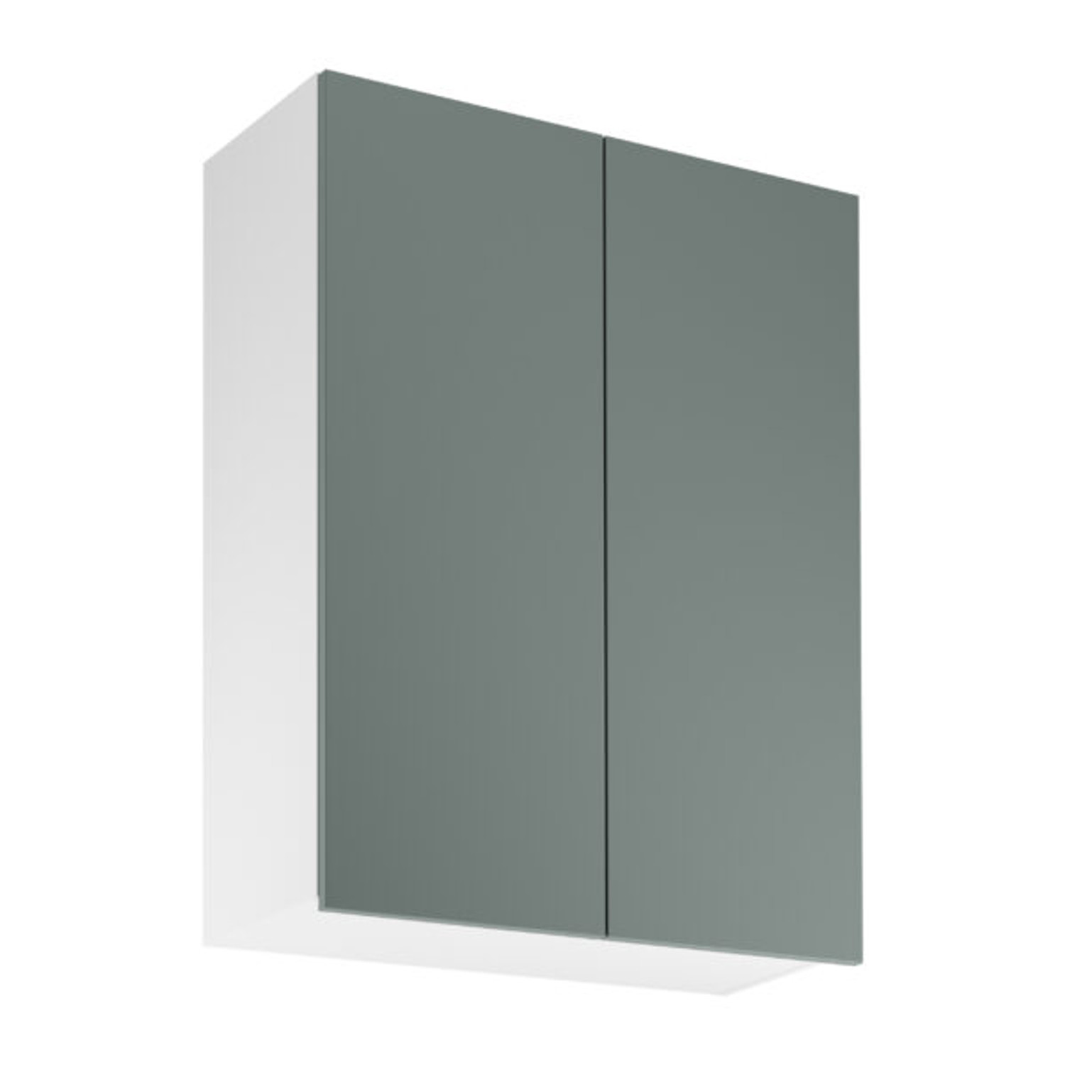 Závěsná kuchyňská skříňka SORENTO G80 - bílá Zelená GALA