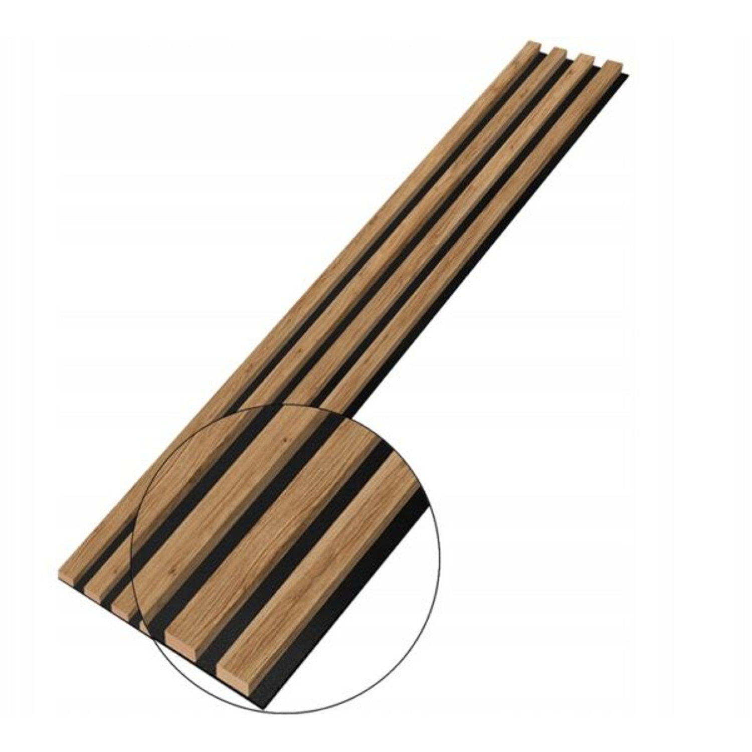 Designový panel z lamel Dub Catania - 18 cm - 4 lamely E-LAMELE