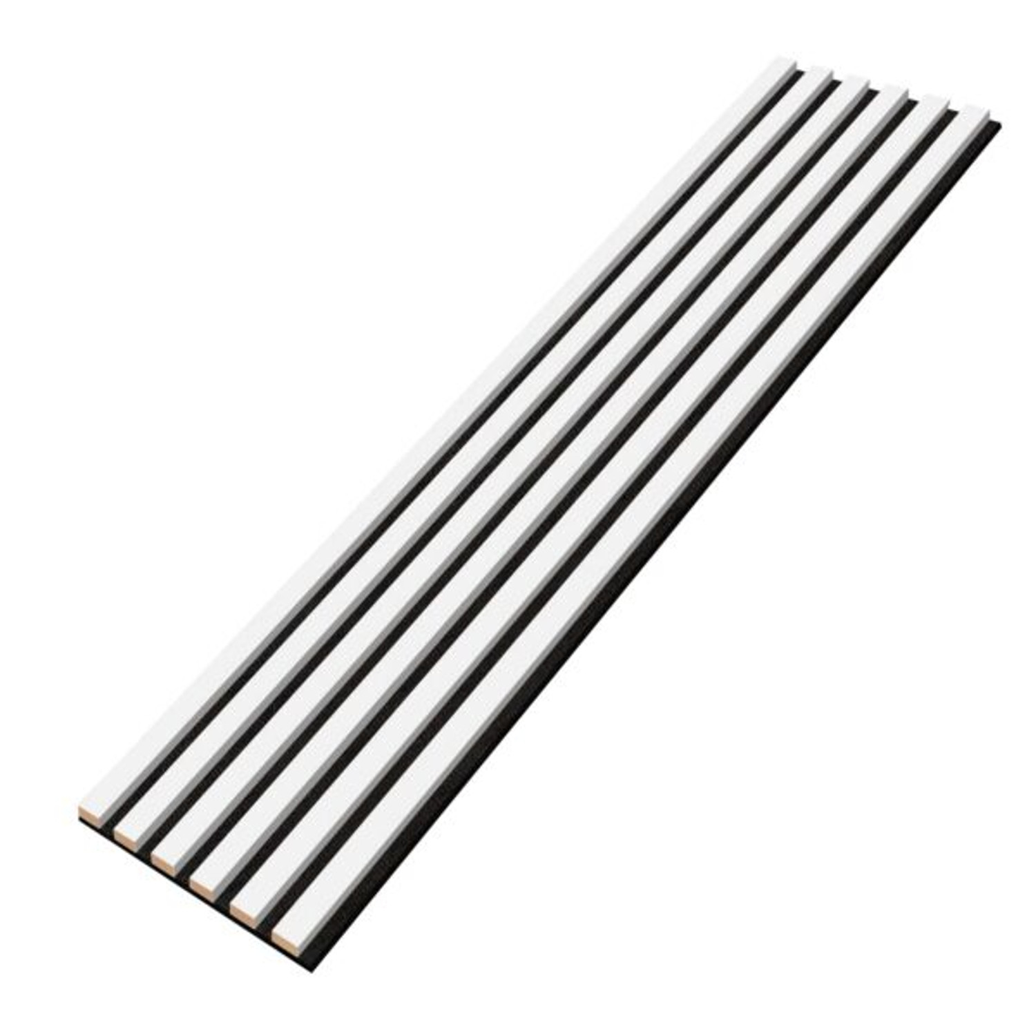 Designový panel z lamel - bílá - 28 cm - 6 lamel E-LAMELE