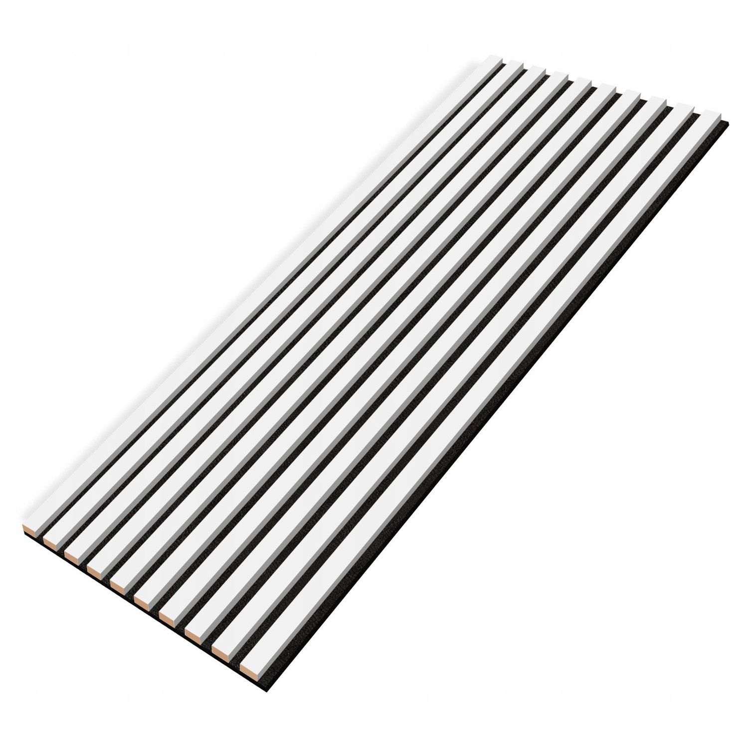 Designový panel z lamel - bílá - 46 cm - 10 lamel E-LAMELE