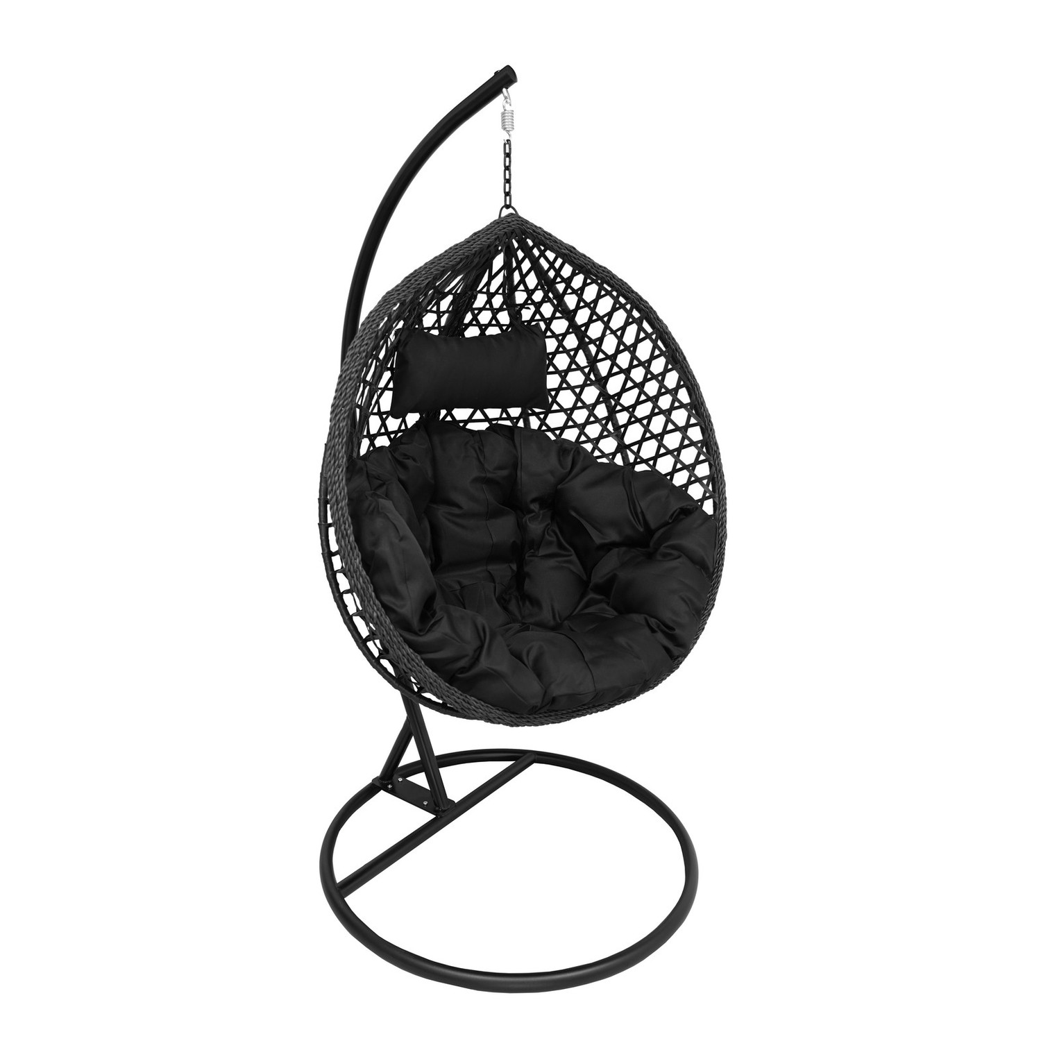 Závěsné křeslo MARTINA - černá MOSKALA meble