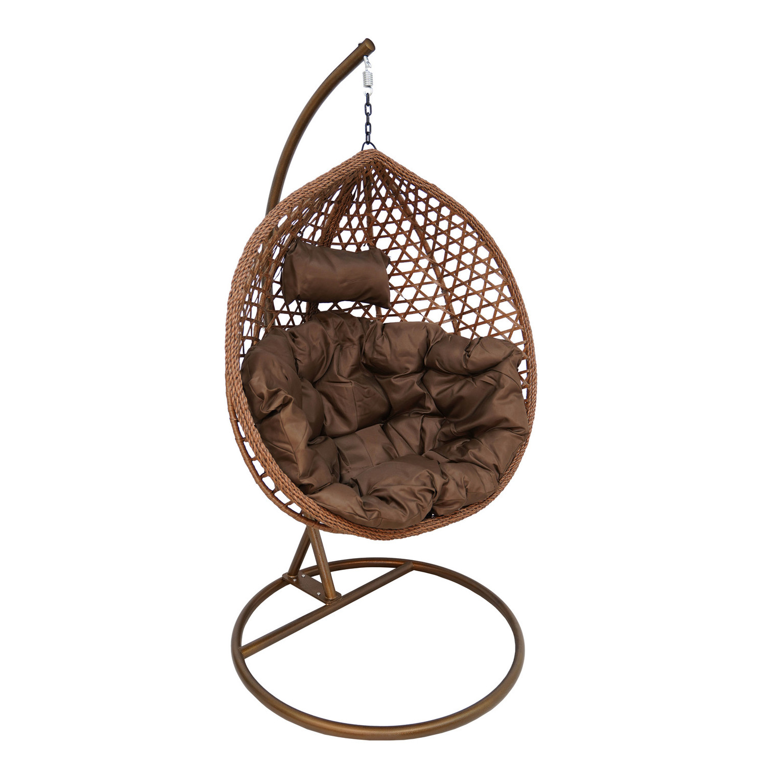 Závěsné křeslo MARTINA - hnědá MOSKALA meble