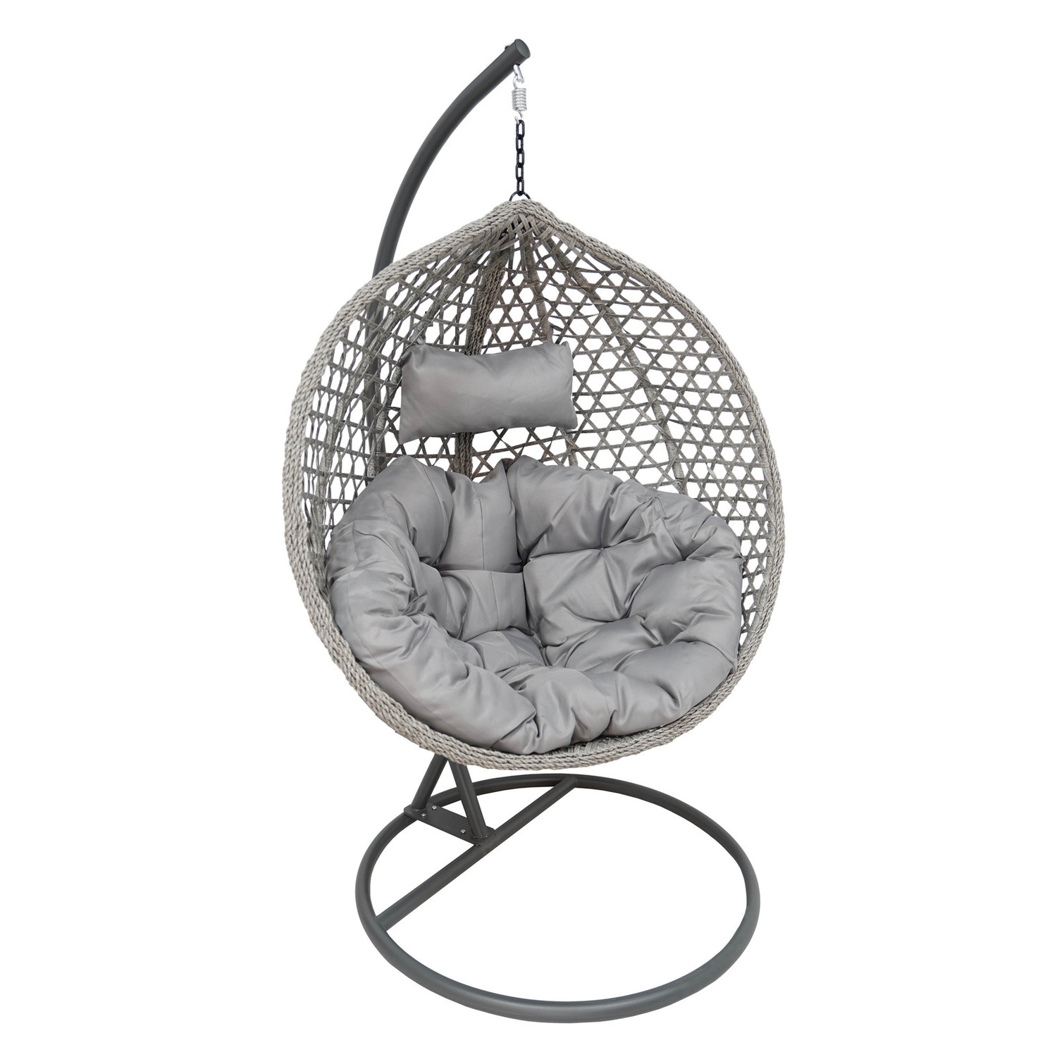 Závěsné křeslo MARTINA - šedá MOSKALA meble