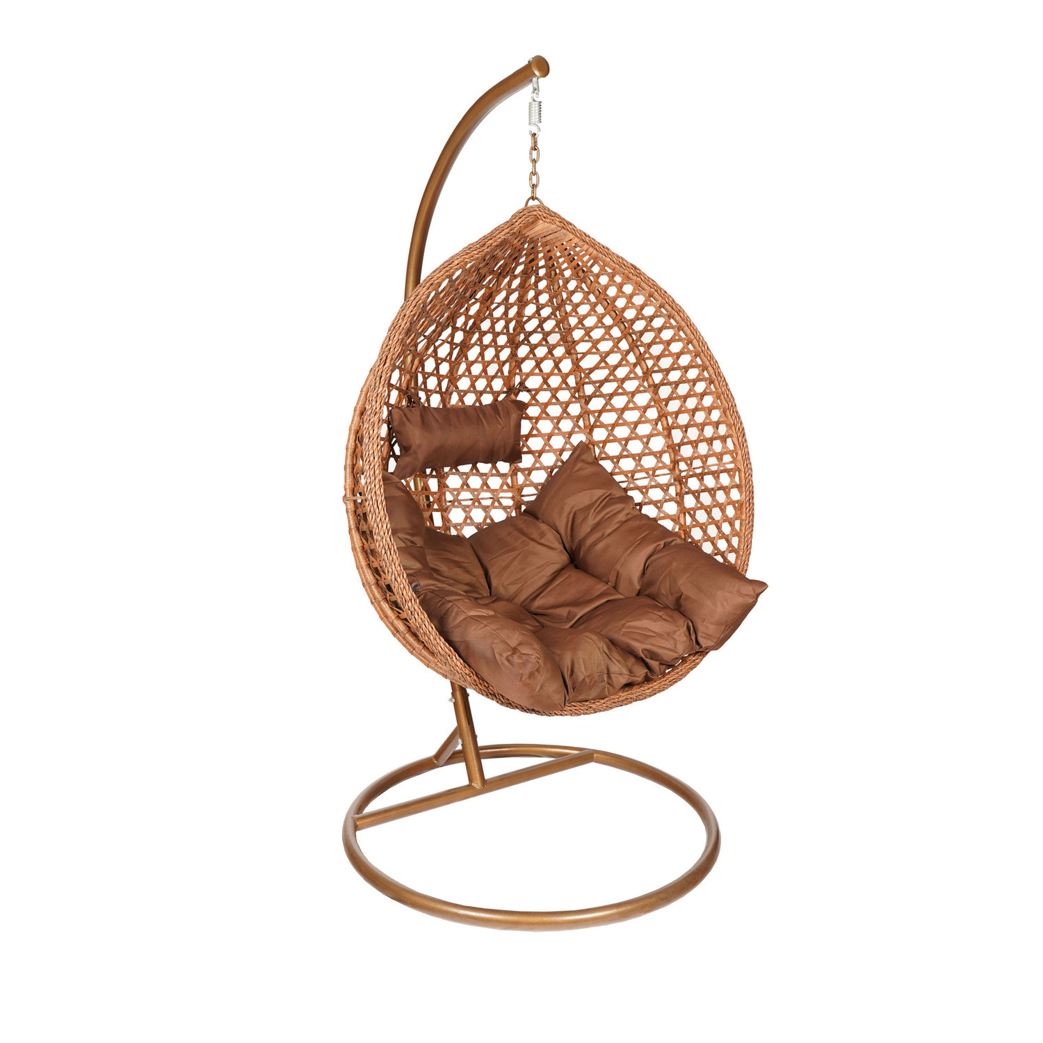 Závěsné křeslo TROPIKAL - hnědá MOSKALA meble