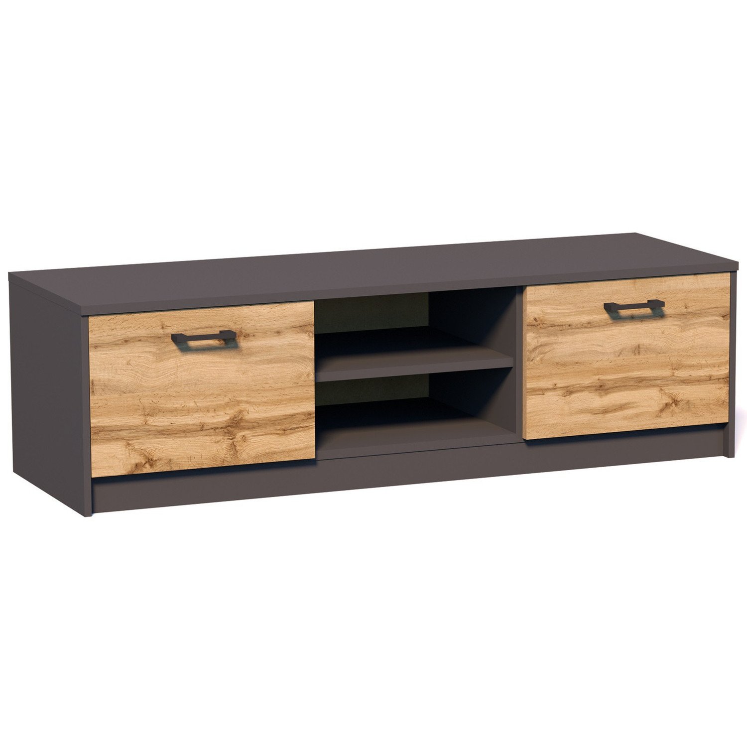 TV stolek PETER - K029 Grafit/dub wotan BESTSELLER
